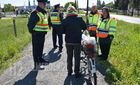 Polgárőrök és rendőrök együtt ellenőriztek szombathelyi kerékpárosokat
