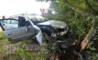Toyota ütközött fának a Pannónia-Ring mellett - azonnal indult a segítség