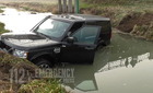 Orosz család Land Rovere csapódott csatornába Rábakecölnél