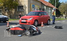 Segédmotoros és Suzuki ütközött Szombathelyen- az autós nem adta meg az elsőbbséget