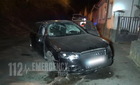  Audi ütközött betonáteresznek és Daewoonak Szombathelyen