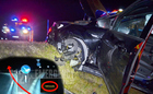 Fedélzeti kamerája buktatta le a sofőrt - jócskán túllépte a megengedett sebességet a baleset előtt