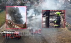 Videó: Kiégett az 500 négyzetméteres épület, a tűz mezőgazdasági gépek tárolójára is átterjedt Rábapatyon