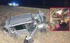 Tizenegy sérült egy személyautóban - embercsempész Renaultja csapódott árokba Sárvárnál