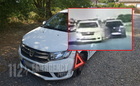 Dashcam videó mutatta meg, hogy ki hibázott – Dacia ütközött Fiattal a 87-es főúton