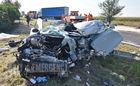 18 éves lány halt meg a sajtoskáli balesetben – MAN teherautó elé hajtott egy VW a 84-esen