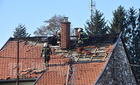 Családi ház tetőszerkezete égett Kőszegen