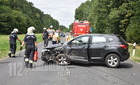 Öt jármű ütközött a 84-esen Gércénél - négyen megsérültek
