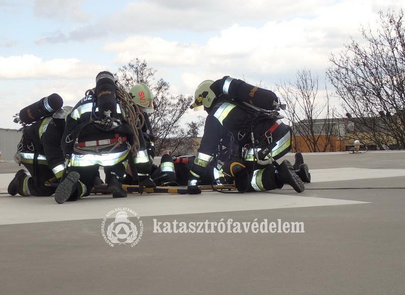 Mentőhelikopter baleset szimuláció 3.