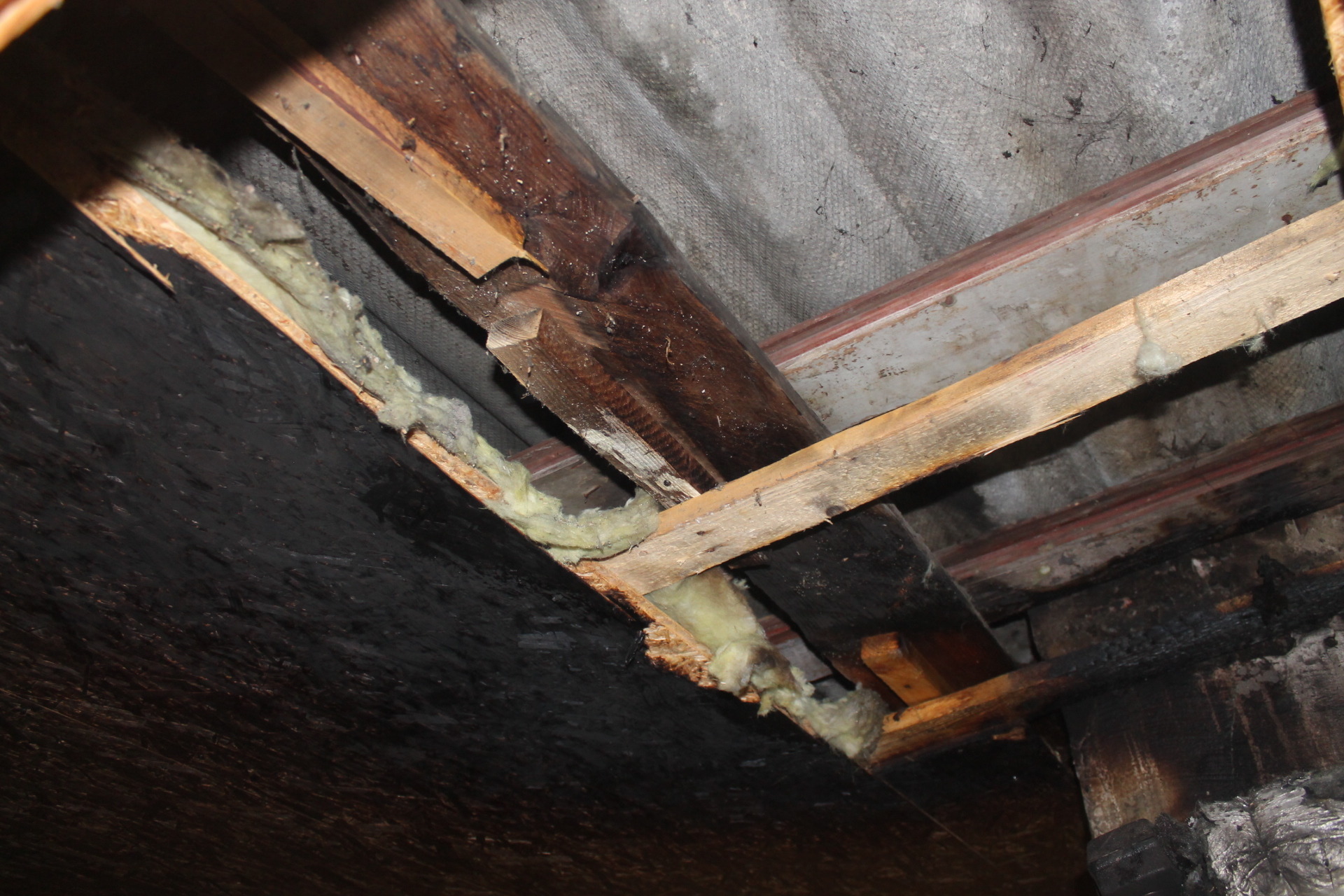 Kazánház mennyezete égett Bükön