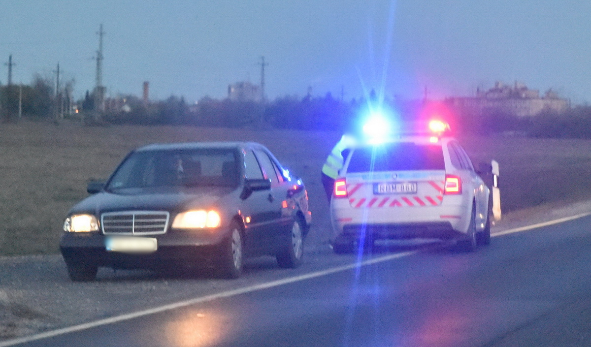 Mercedes elé ugrott őz a 87-es főúton