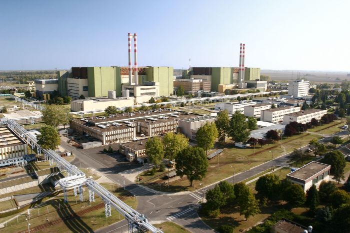 A Paksi Atomerőmű - Fotó: Országos Atomenergia Hivatal