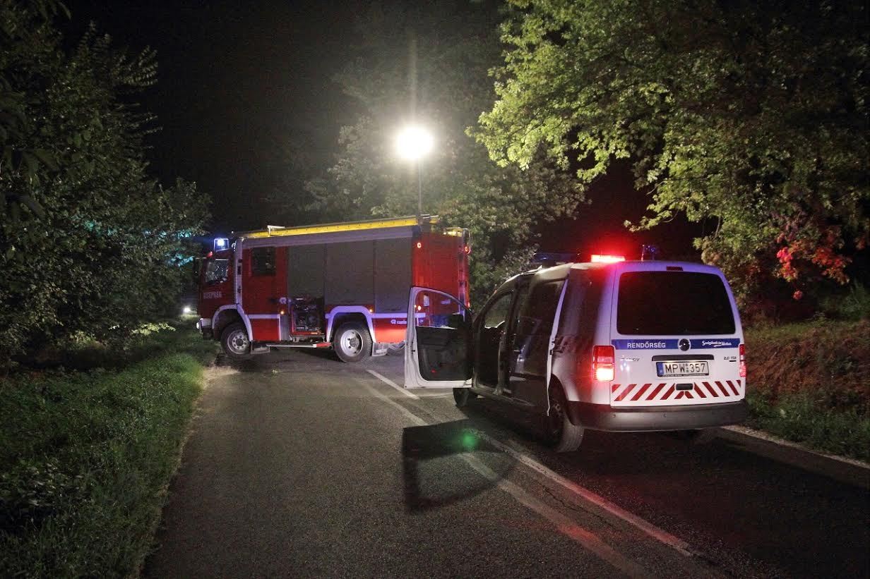 Halálo baleset Csepreg és Horvátzsidány között