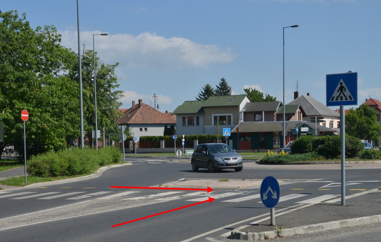 Toyota gázolt biciklist Szombathelyen