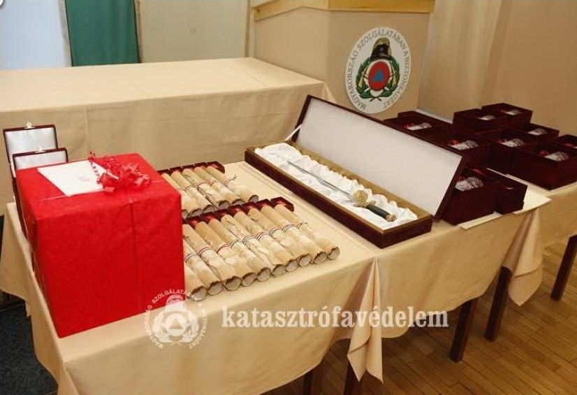 Kinevezések és tárgyjutalmak a vasi katasztrófavédelemnél