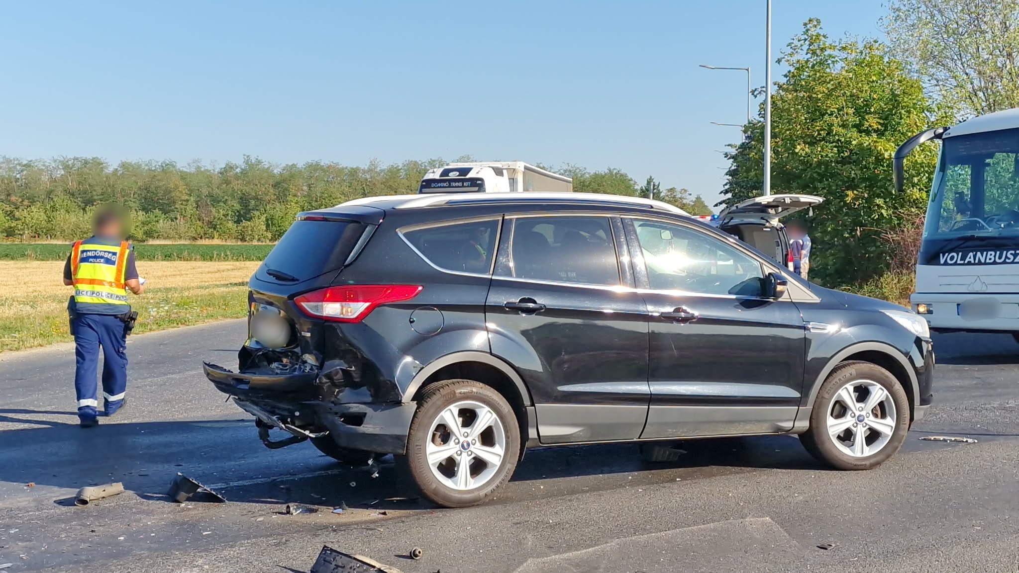 Két Ford ütközött Söpte és Szombathely között - megsérült az okozó