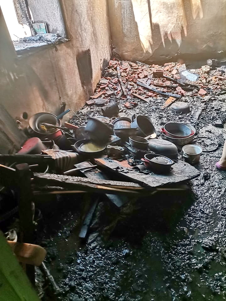 Kiégett egy családi ház Simaságon