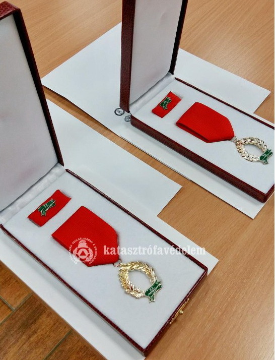 Elismerés 20 év szolgálat után 2