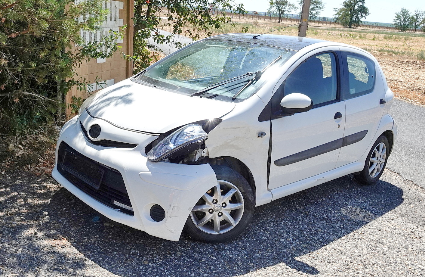 Két Toyota ütközött Lócs közelében - próbált kitérni a vétlen sofőr