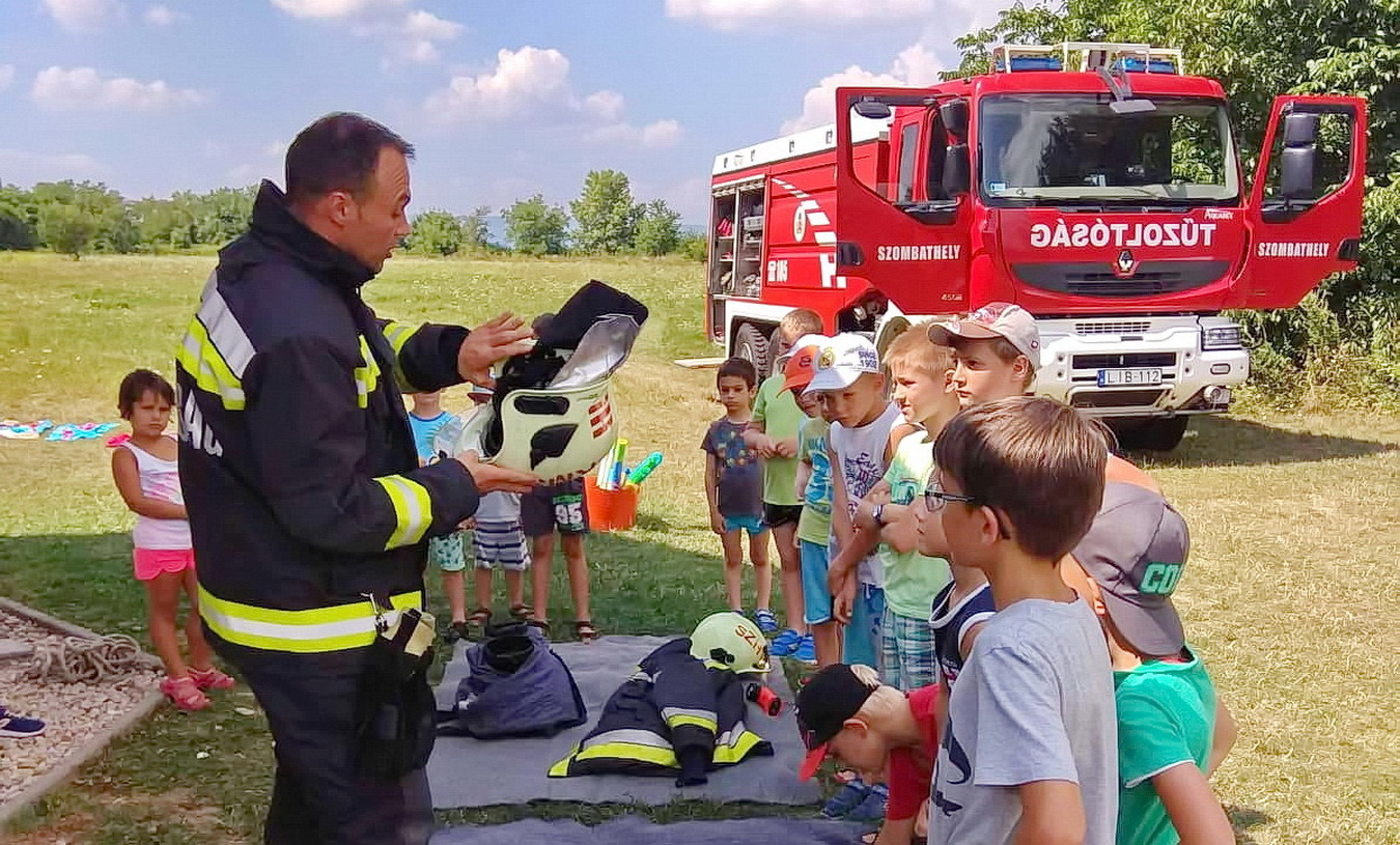 2018.08.02.Sé -tűzoltótábor