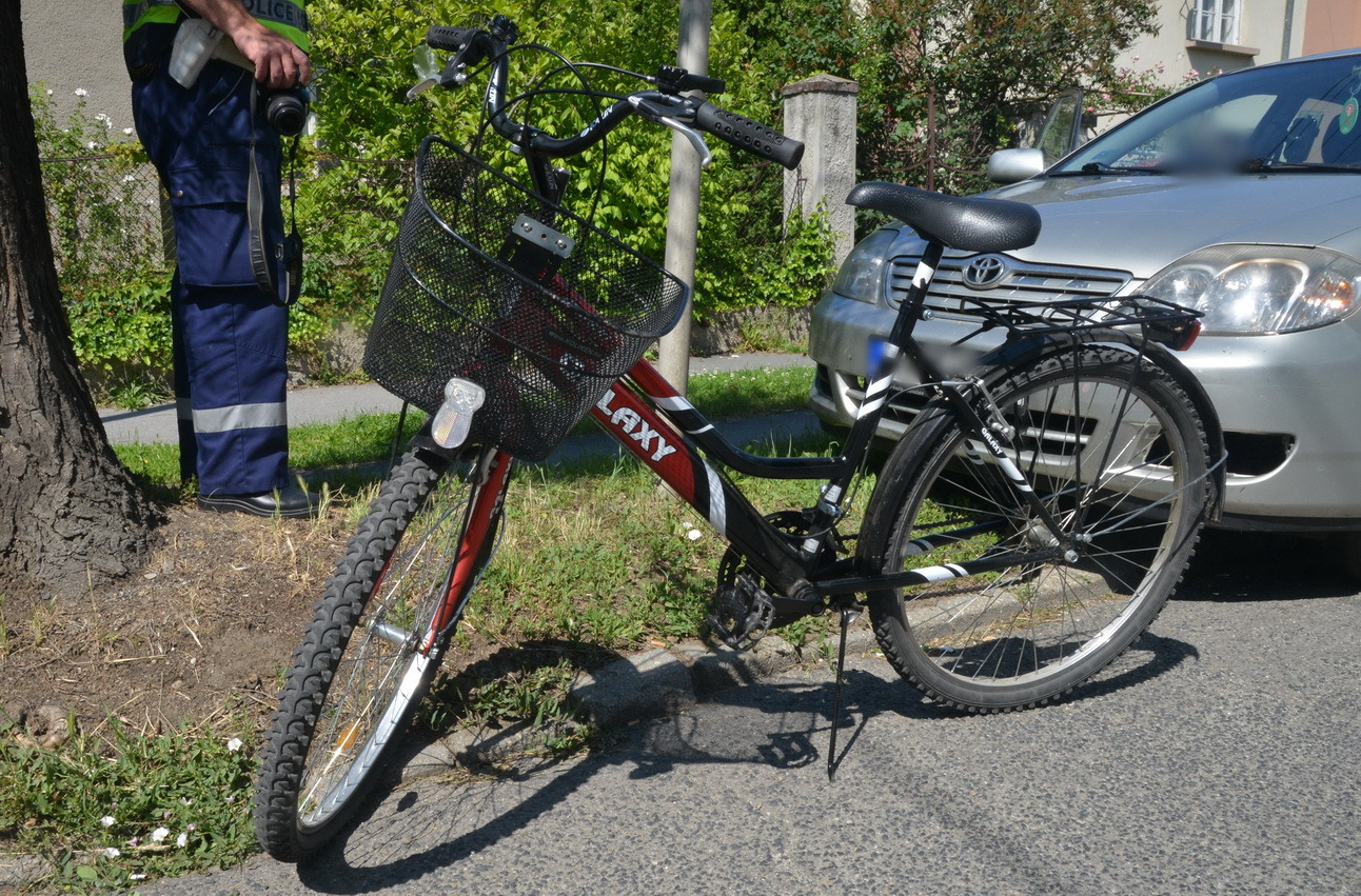 Toyota gázolt biciklist Szombathelyen