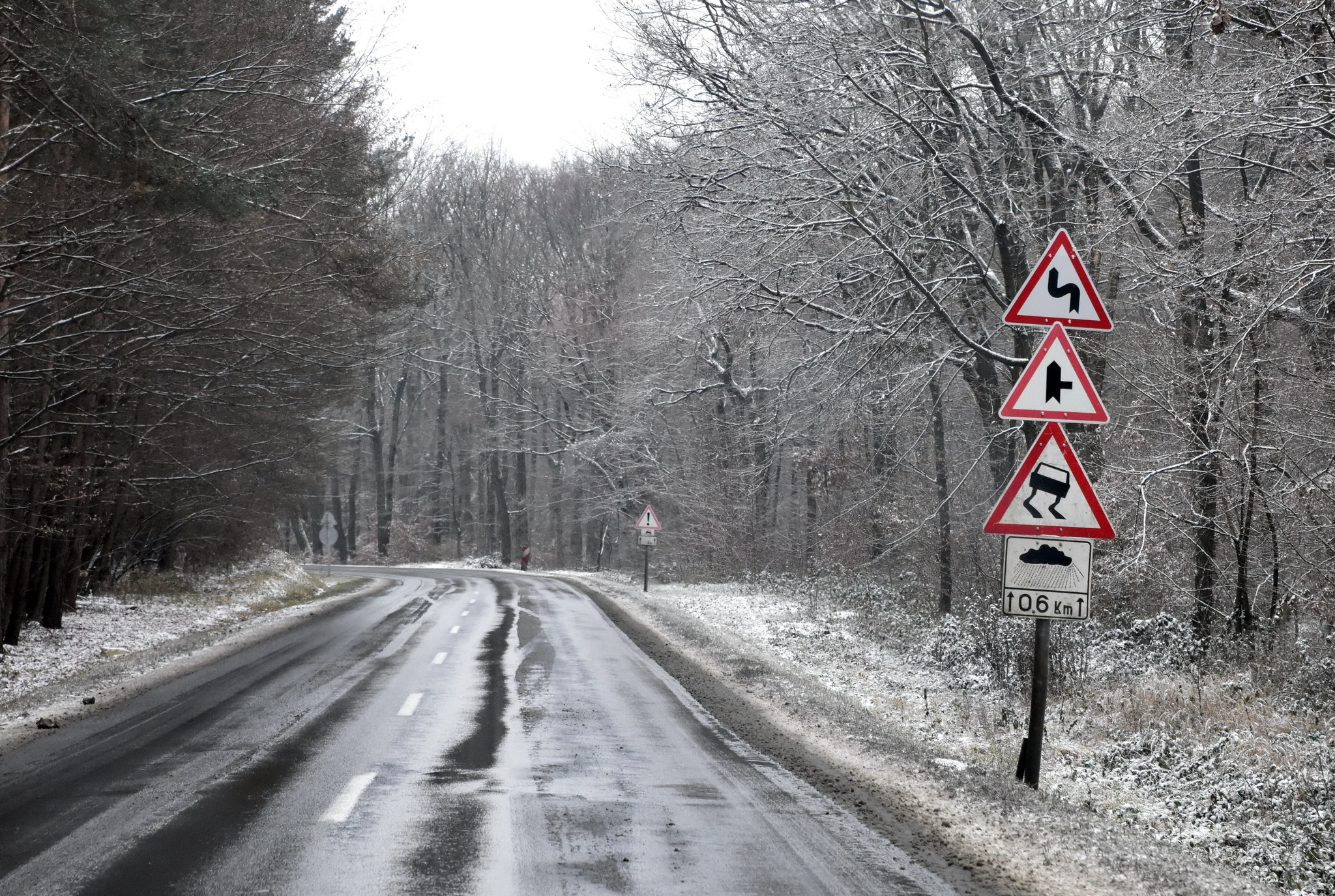 Télies útviszonyok Fotó: 112Press