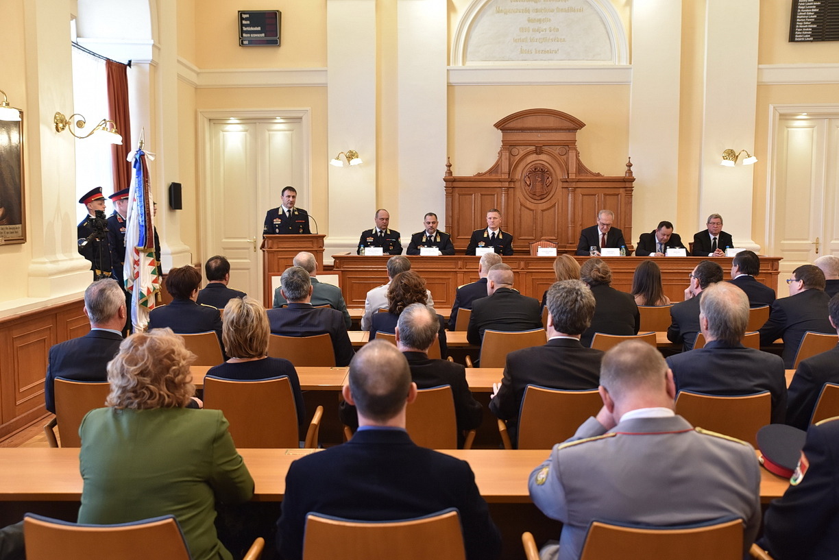 Dr. Bognár Balázs tűzoltó ezredes beiktatása