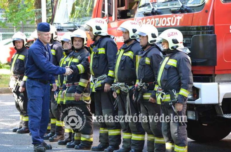 Igazgatói szemle a Szombathelyi Katasztrófavédelmi Kirendeltségen 1.