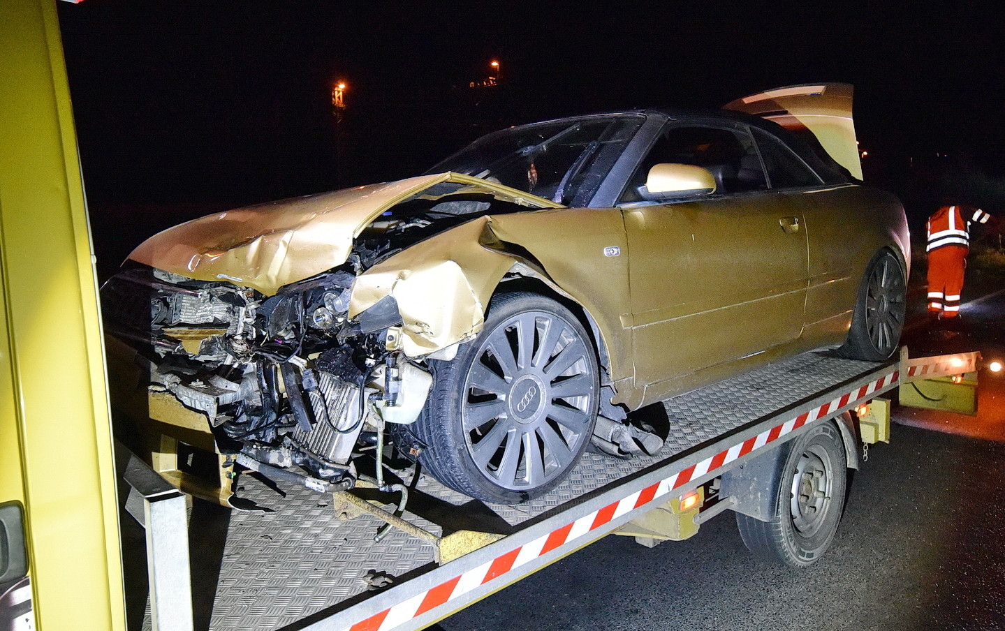 Vad miatt fékező Opelnek ütközött az Audi a 8-as főúton, Csákánydoroszlónál