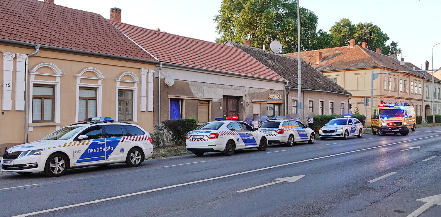 Szerelemféltés miatt fröcskölhetett a vér egy szombathelyi utcán - több embert elszállítottak a helyszínről