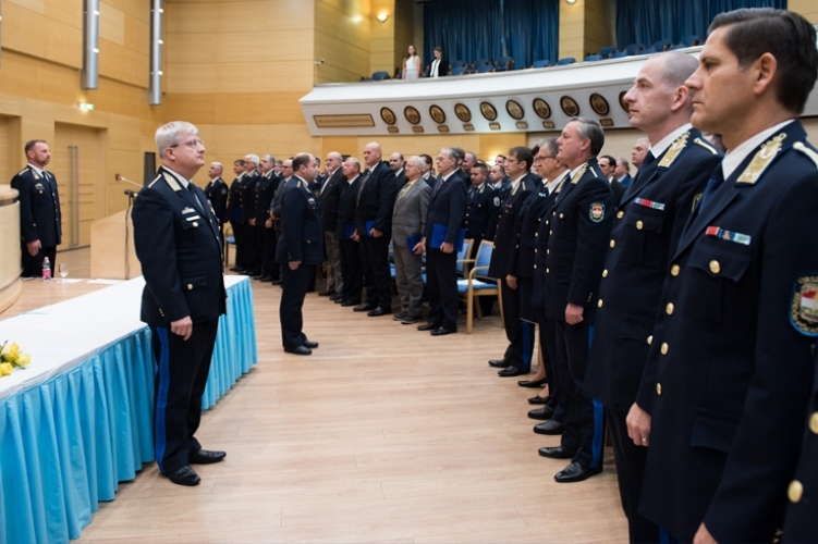 A kép a fővárosi ünnepségen készült - Fotó: ORFK