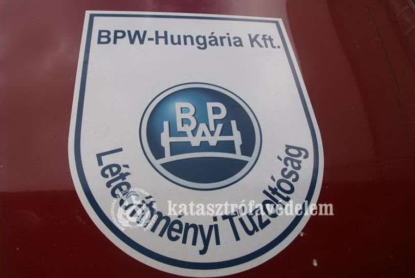 Létesítményi tűzoltók gyakorlatoztak Szombathelyen BPW-ben