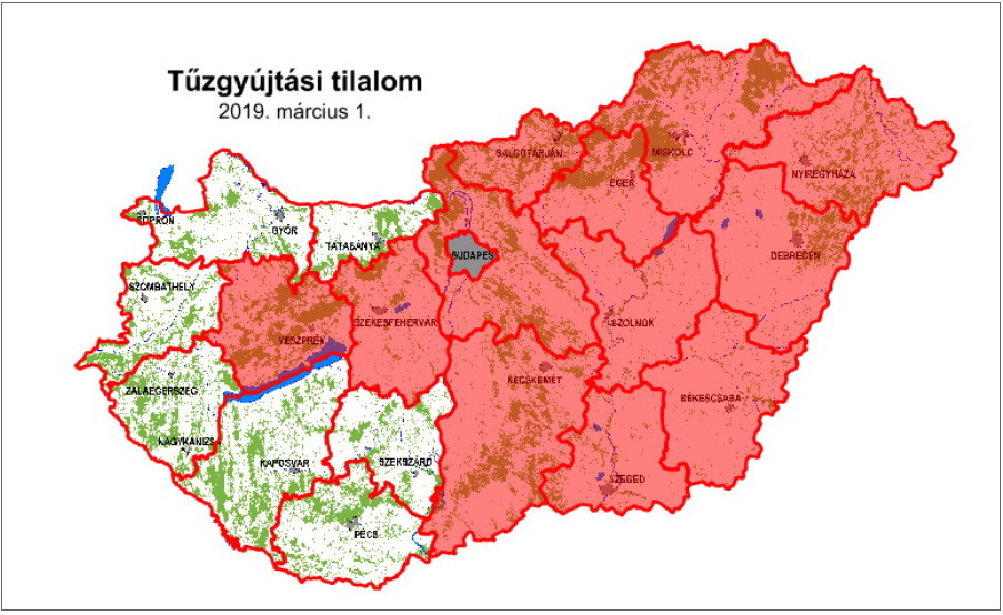 Forrás: Katasztrófavédelem