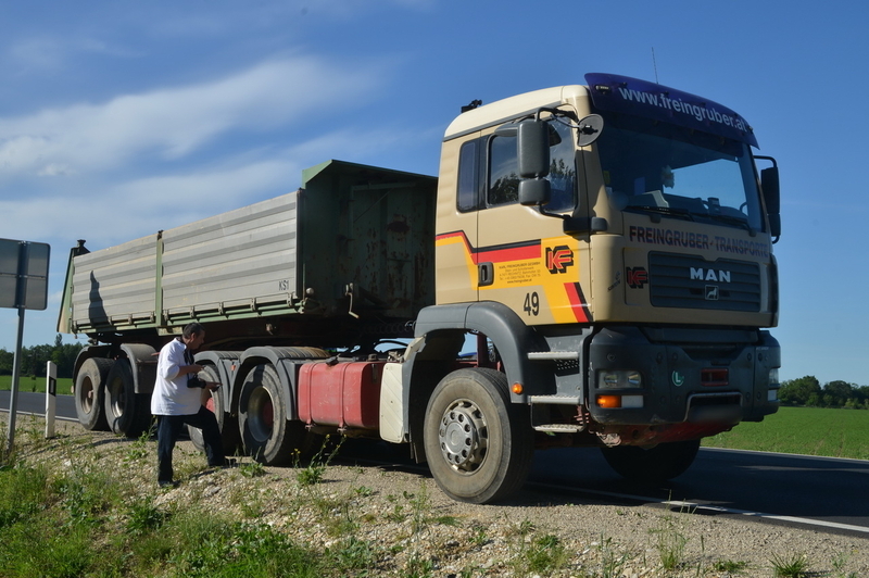 cserbenyhagó teherautósofőr