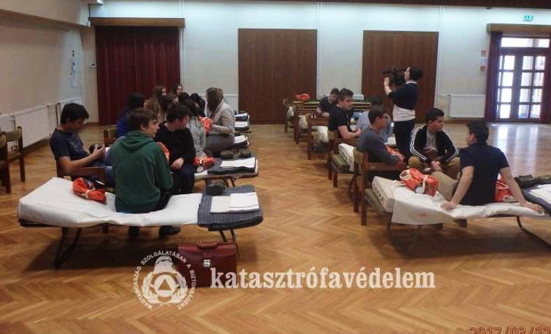 Tűz ütött ki majd klór gáz került a szabadba –gyakorlat Répcelakon