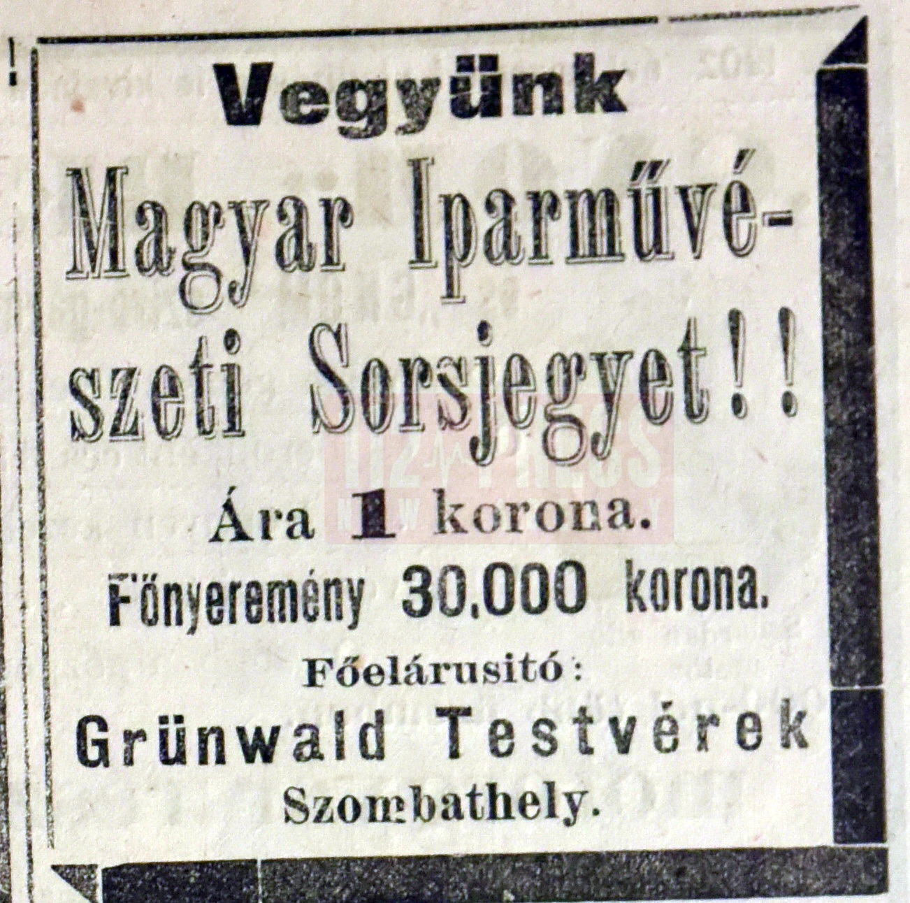 Magyar Iparművészeti Sorsjegy