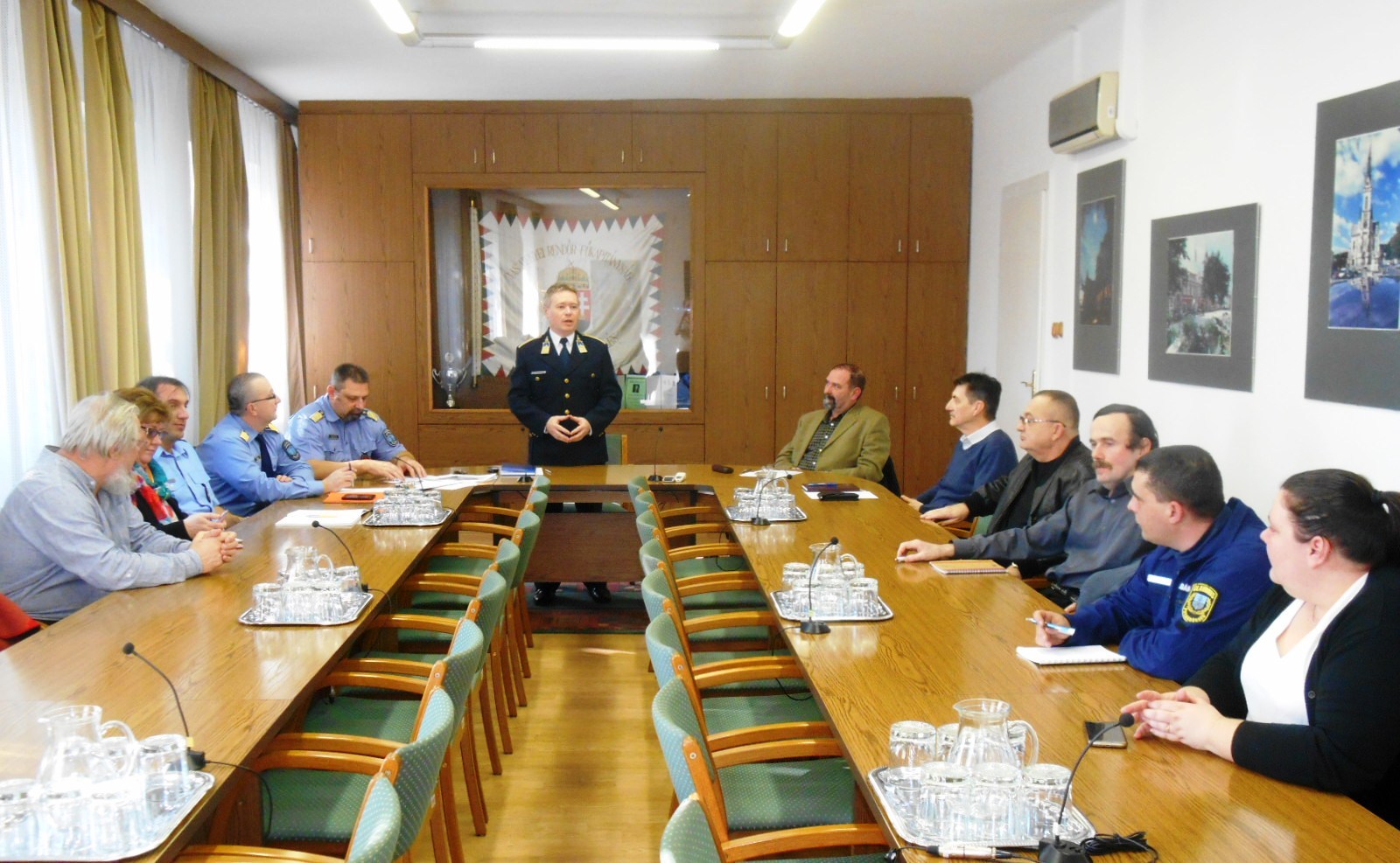 Rendőrök és polgárőrök munkaértekezlete Szombathelyen