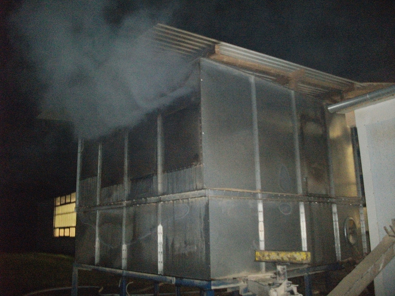 Porrobbanás egy szentgotthárdi üzemben - Fotó: Vas MKI