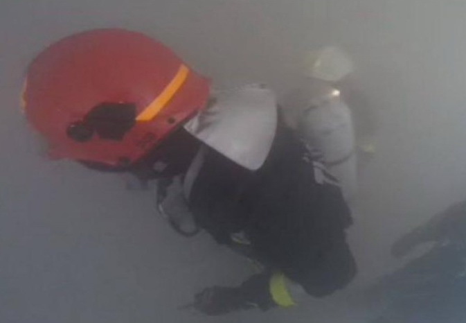 Hosszúperesztegi tűzoltók rendszerbentartó gyakorlata 2.