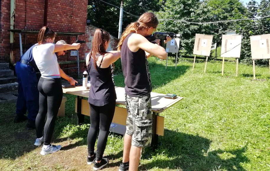 Rendészetis diákok szakmai gyakorlata Körmenden 2018.