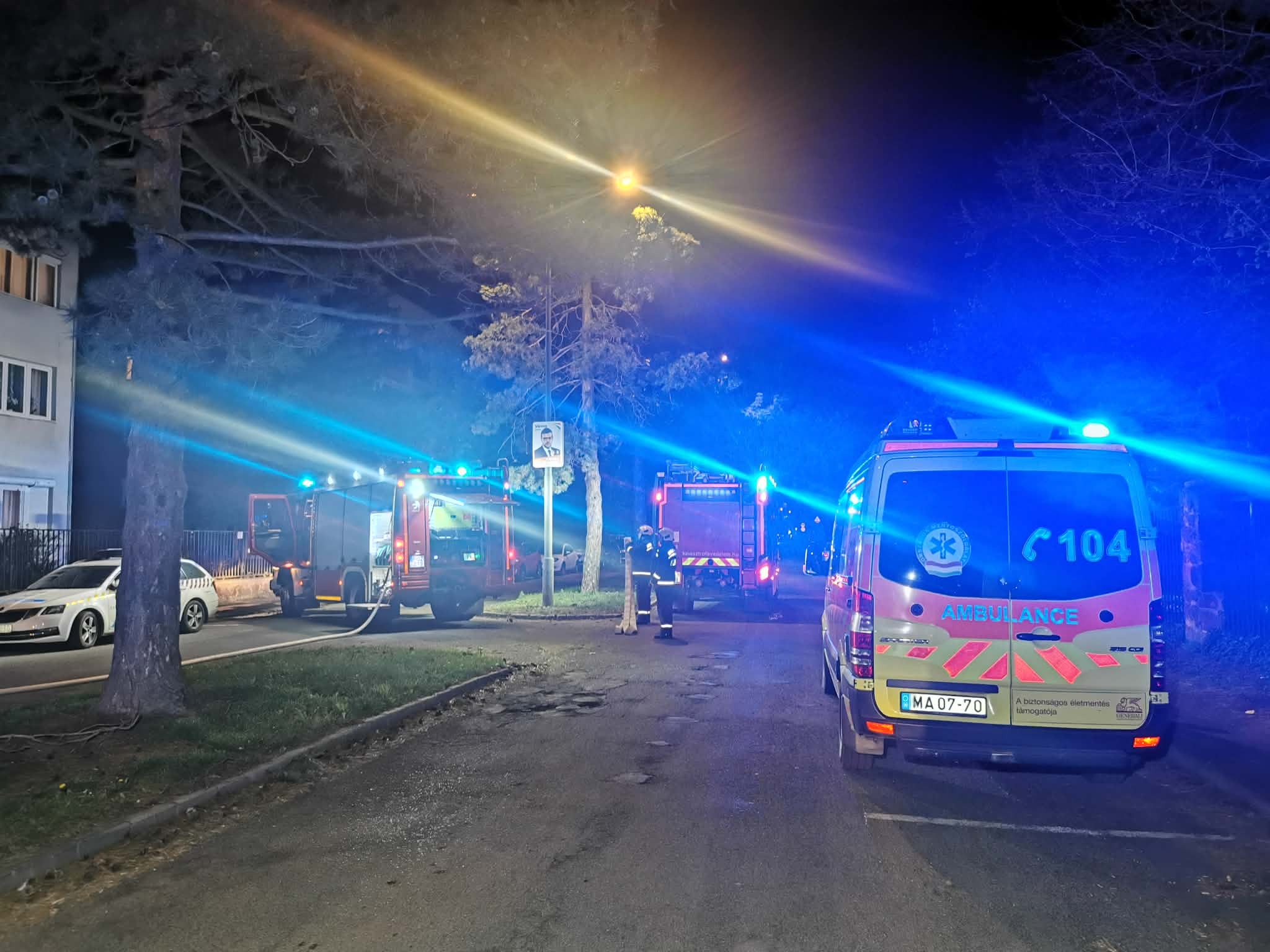 Füstjelző riasztott és erős füst szag is volt egy szombathelyi társasházban