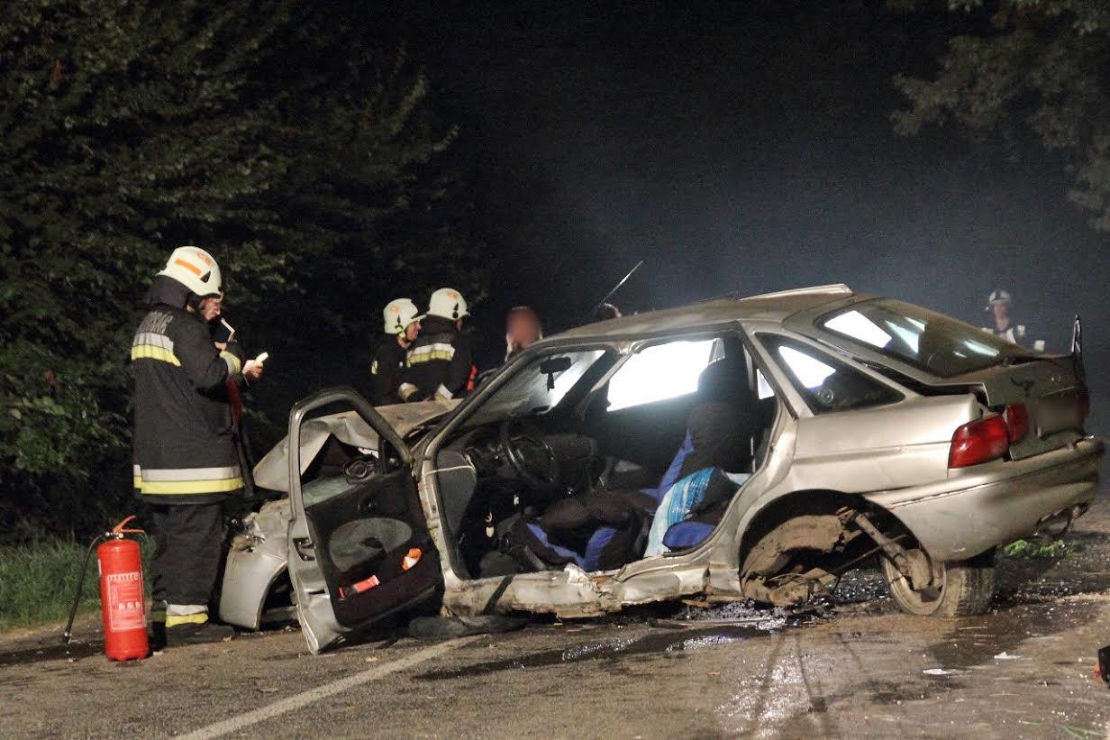 Halálo baleset Csepreg és Horvátzsidány között