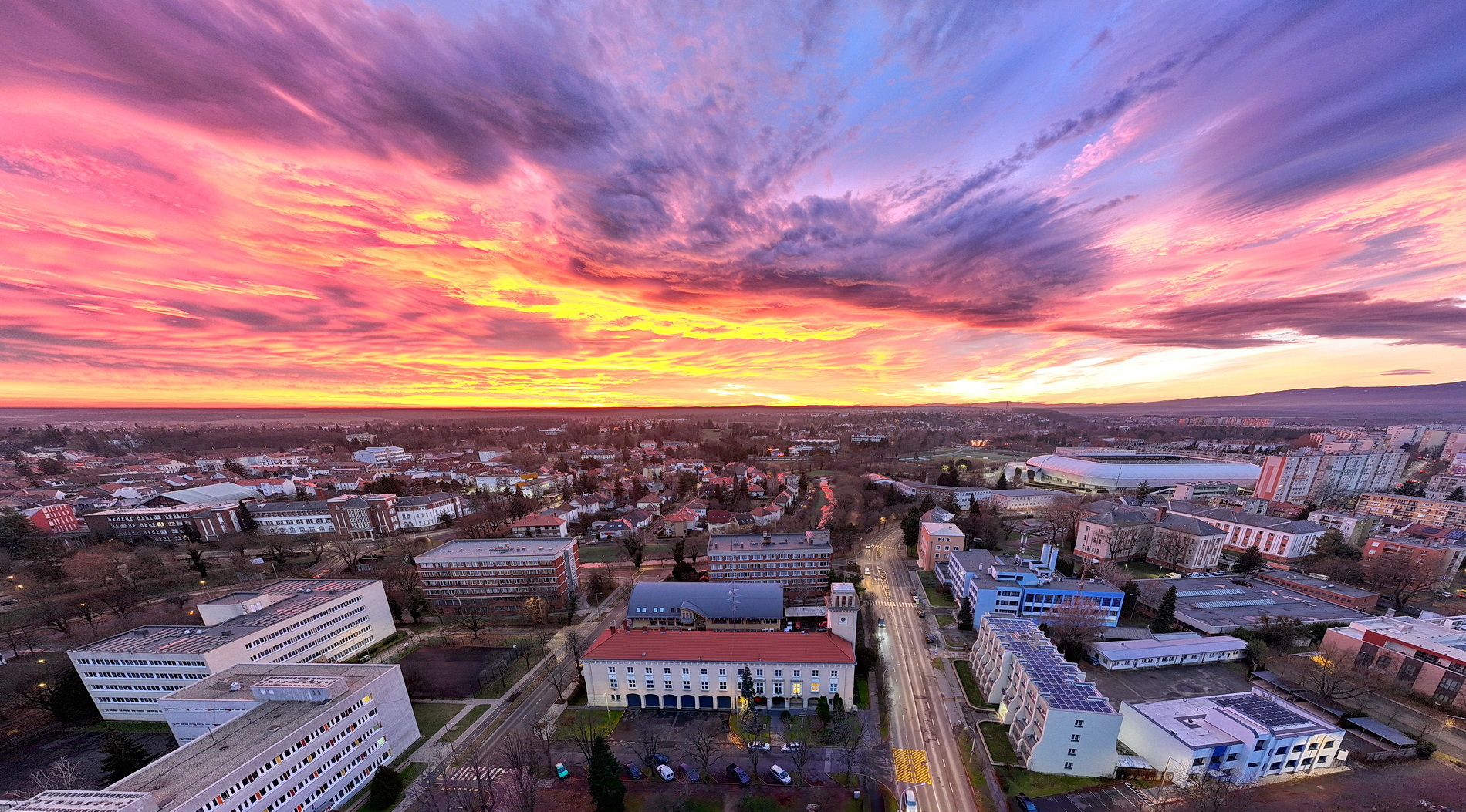 Színkavalkád az égen Fotó: Tánczos Mihály
