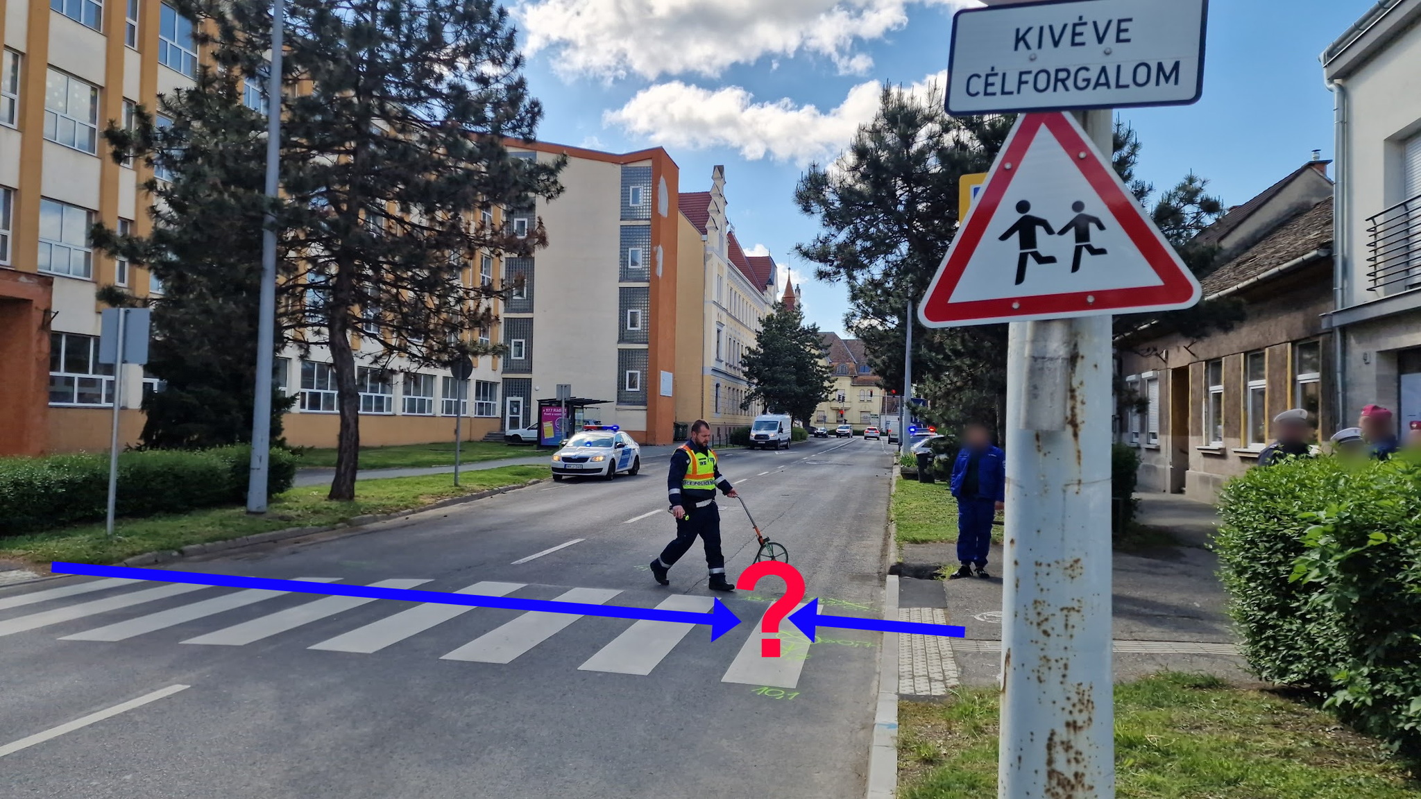 Ellentmondásos a szemtanúk nyilatkozata arról, hogy melyik oldalról indult a gyalogos