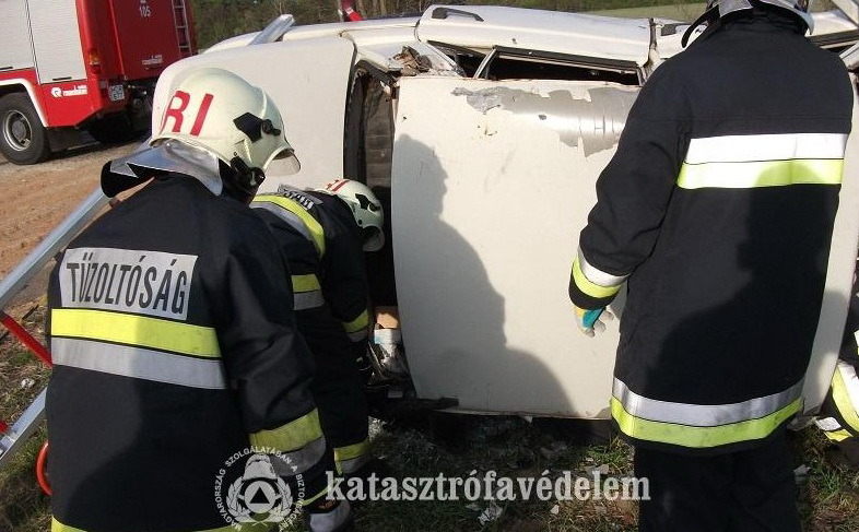 Gyakorlaton az őriszentpéteri önkéntes tűzoltók
