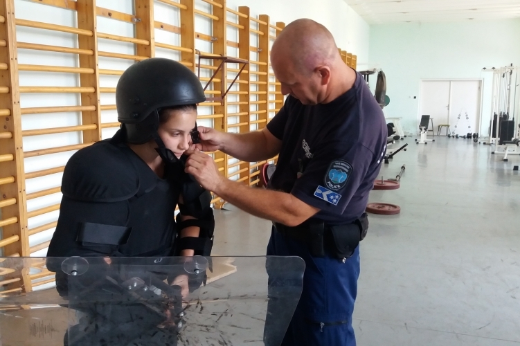 Rendész tanulók rendőrszakmai gyakorlata Szombathelyen