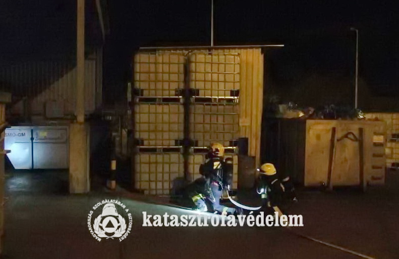 Szentgotthárdi ipari üzemben gyakorlatoztak a körmendi tűzoltók