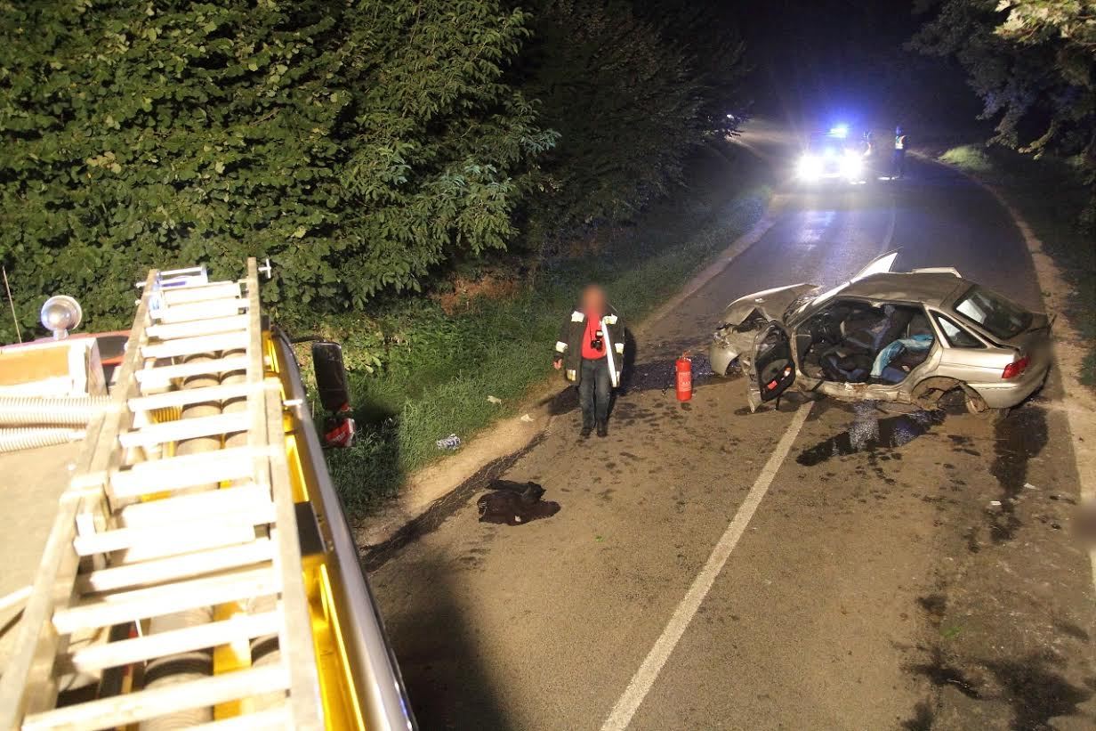 Halálo baleset Csepreg és Horvátzsidány között