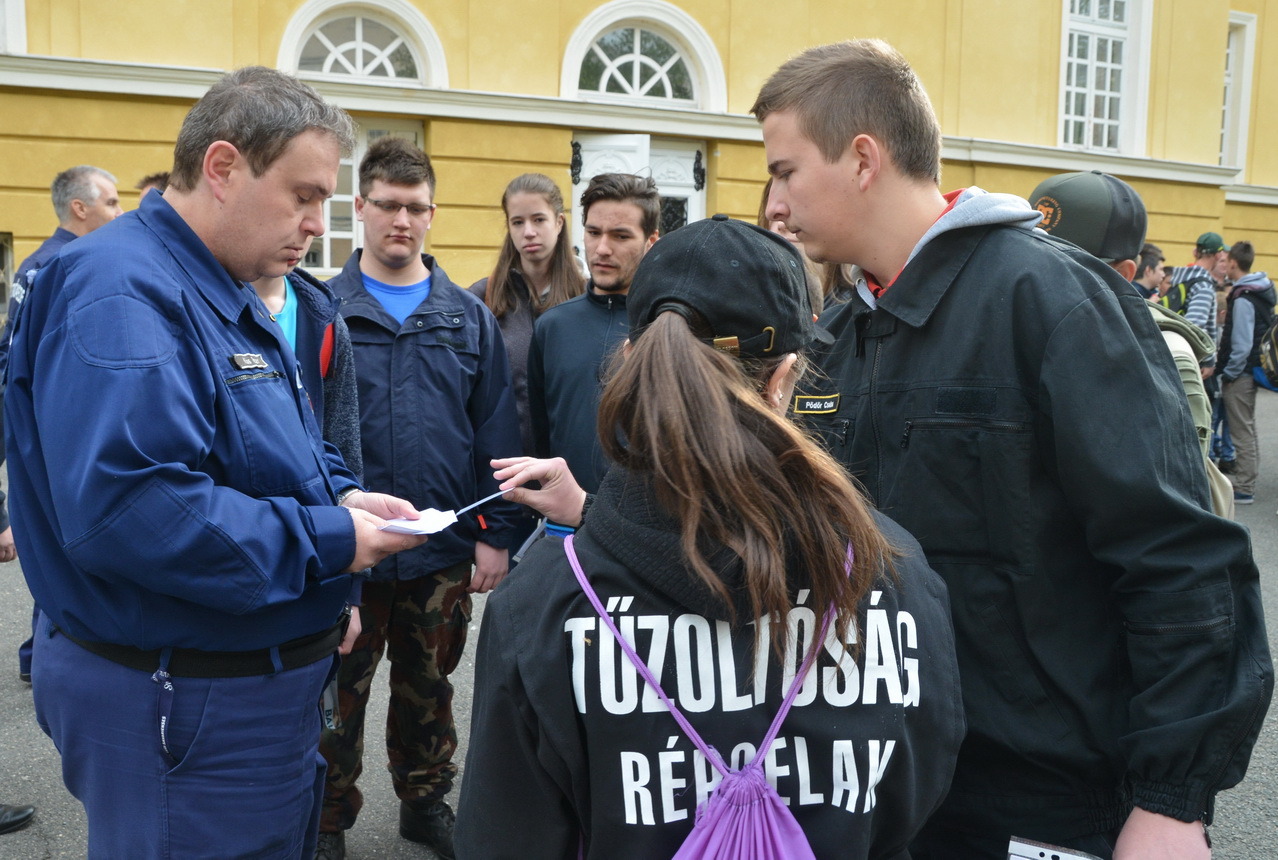 Katasztrófavédelmi ifjúsági vetélkedő Kőszegen