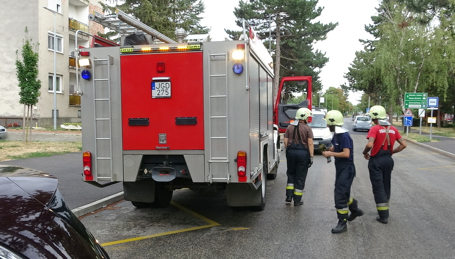 Elvesztette az eszméletét a Suzuki vezetője Kőszegen - két autóval ütközött a járműve Fotó: Tánczos Mihály